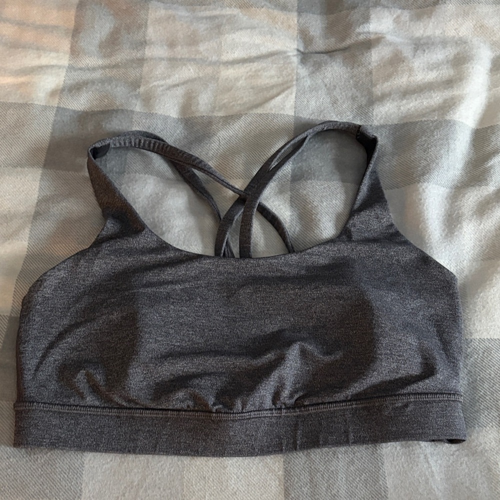Lululemon Athletica Charcoal Sports Bra